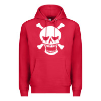 Cardinal skull crossbones Premium Hoodie - linhVisuals