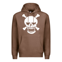 Chestnut skull crossbones Premium Hoodie - linhVisuals