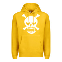 Lemon skull crossbones Premium Hoodie - linhVisuals