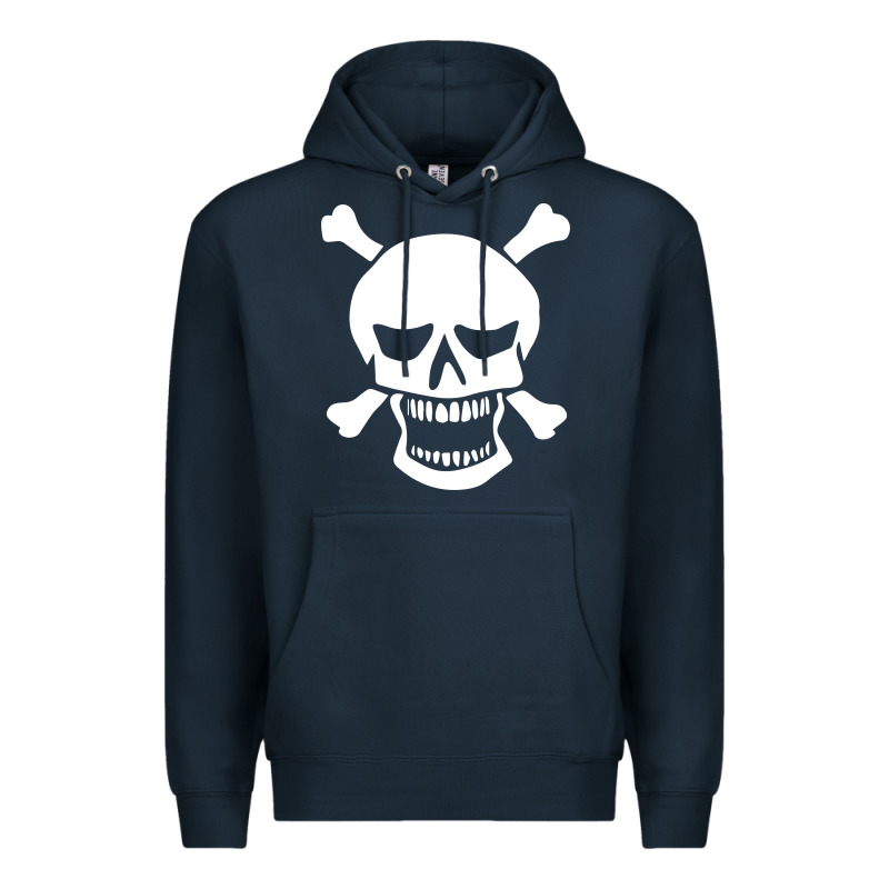 Skull Crossbones Premium Hoodie by linhVisuals | Teevron