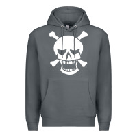 Rock skull crossbones Premium Hoodie - linhVisuals
