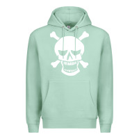 Seafoam skull crossbones Premium Hoodie - linhVisuals