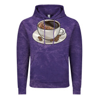 Cloud Purple coffee  americano Vintage Hoodie - BarkalooDesign