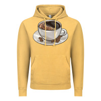 Vintage Mustard coffee  americano Vintage Hoodie - BarkalooDesign