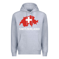 Heather Grey switzerland Premium Hoodie - linhVisuals