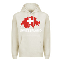 Oatmeal Heather switzerland Premium Hoodie - linhVisuals