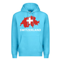 Ocean Blue switzerland Premium Hoodie - linhVisuals