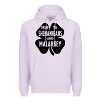 Lilac prone to shenanigans and malarkey Premium Hoodie - linhVisuals