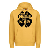 Mustard prone to shenanigans and malarkey Premium Hoodie - linhVisuals