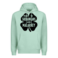 Seafoam prone to shenanigans and malarkey Premium Hoodie - linhVisuals