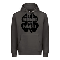 Smoke prone to shenanigans and malarkey Premium Hoodie - linhVisuals