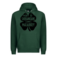 Sports Green prone to shenanigans and malarkey Premium Hoodie - linhVisuals