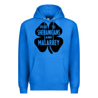 True Royal prone to shenanigans and malarkey Premium Hoodie - linhVisuals