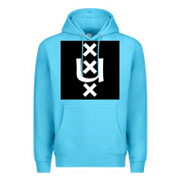 Ocean Blue Amsterdam University Premium Hoodie - linhVisuals