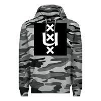 Slate Camo Amsterdam University Premium Hoodie - linhVisuals