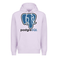 Lilac Postgresql Premium Hoodie - linhVisuals