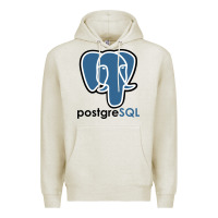 Oatmeal Heather Postgresql Premium Hoodie - linhVisuals