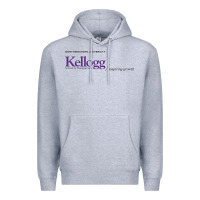 Heather Grey kellogg high school Premium Hoodie - linhVisuals