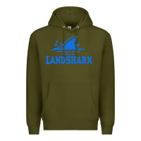 Army Green landshark Premium Hoodie - linhVisuals