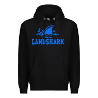 Black landshark Premium Hoodie - linhVisuals