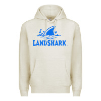 Oatmeal Heather landshark Premium Hoodie - linhVisuals