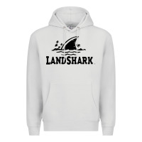 Dove Grey landshark Premium Hoodie - linhVisuals