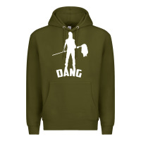Army Green joe dirt dang Premium Hoodie - linhVisuals