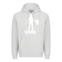 Dove Grey joe dirt dang Premium Hoodie - linhVisuals