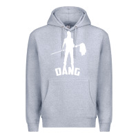 Heather Grey joe dirt dang Premium Hoodie - linhVisuals