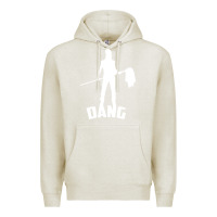 Oatmeal Heather joe dirt dang Premium Hoodie - linhVisuals