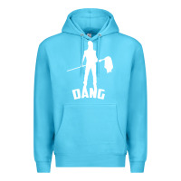 Ocean Blue joe dirt dang Premium Hoodie - linhVisuals