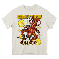 Cream mardi gras crawfish dude Heavy Core Tee - FaDigitalArtStudio