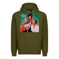 Army Green golden the girls Premium Hoodie - linhVisuals