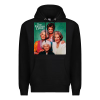 Black golden the girls Premium Hoodie - linhVisuals
