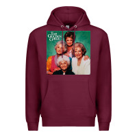 Burgundy golden the girls Premium Hoodie - linhVisuals