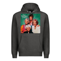 Charcoal Heather golden the girls Premium Hoodie - linhVisuals