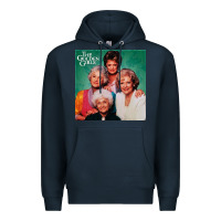 Navy golden the girls Premium Hoodie - linhVisuals