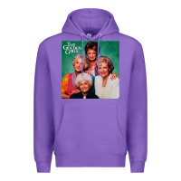 Purple golden the girls Premium Hoodie - linhVisuals