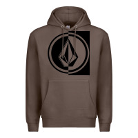 Coffee Volcom Style Premium Hoodie - linhVisuals