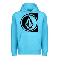 Ocean Blue Volcom Style Premium Hoodie - linhVisuals