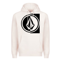 Pale Pink Volcom Style Premium Hoodie - linhVisuals