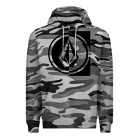 Slate Camo Volcom Style Premium Hoodie - linhVisuals