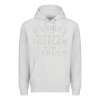 Dove Grey only a gambling problem if losing Premium Hoodie - linhVisuals