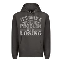 Smoke only a gambling problem if losing Premium Hoodie - linhVisuals