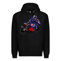 Black Superbike Toprak Razgatlıoğlu Premium Hoodie - linhVisuals