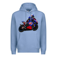 Colony Blue Superbike Toprak Razgatlıoğlu Premium Hoodie - linhVisuals