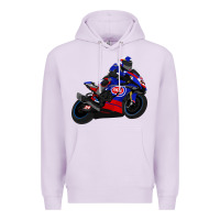 Lilac Superbike Toprak Razgatlıoğlu Premium Hoodie - linhVisuals