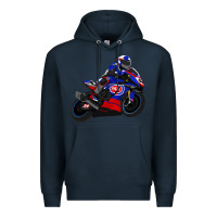 Navy Superbike Toprak Razgatlıoğlu Premium Hoodie - linhVisuals
