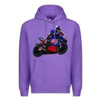 Purple Superbike Toprak Razgatlıoğlu Premium Hoodie - linhVisuals