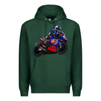 Sports Green Superbike Toprak Razgatlıoğlu Premium Hoodie - linhVisuals
